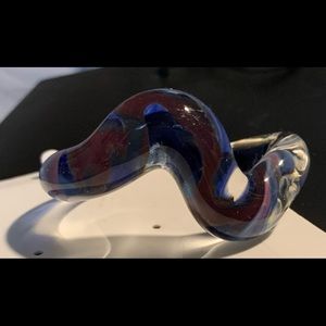 Handmade Glass Cuff Bracelet